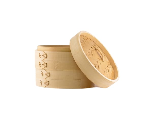 Bambu Steamer W:15cmxH:12.5cm(6#), Korg:2st, Lock:1st/Förp Kina