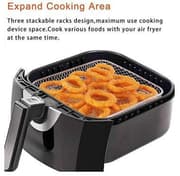 3 stk Air Fryer Rack Airfryer kurv rum Rustfrit stål - Square