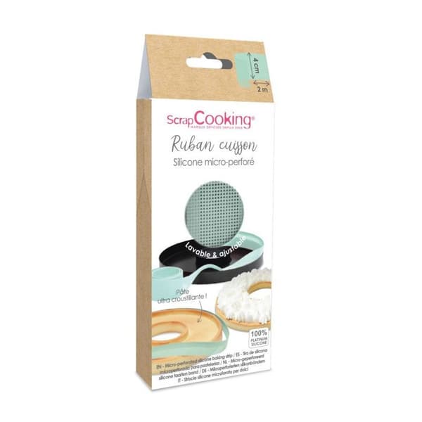 Silikonband - SCRAPCOOKING - 200 cm - Mikroperforerad - Flexibel - Non-stick