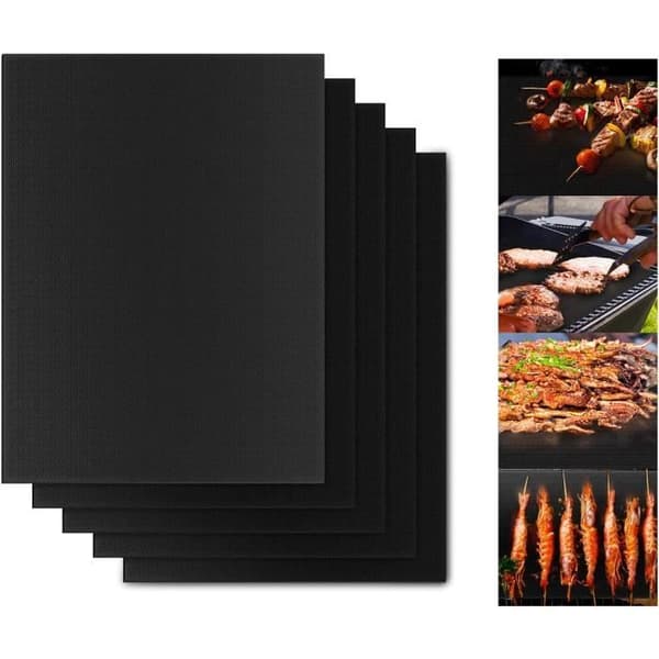 Grillmatta, Grillmatta - FDA PFOA Teflon Non-Stick BBQ Mat BBQ Grillmatta för Gas Cha[39]