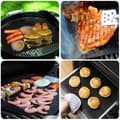 Miniatyrbild 4 av 4: Grillmatta för BBQ - GQC - 6 stycken - Non-stick - Återanvändbar - 40 x 33 cm