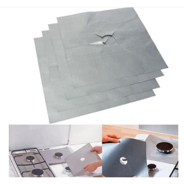 10st Universal Gashäll skärmskydd, Gasspisskydd Återanvändbar häll 27*27cm
