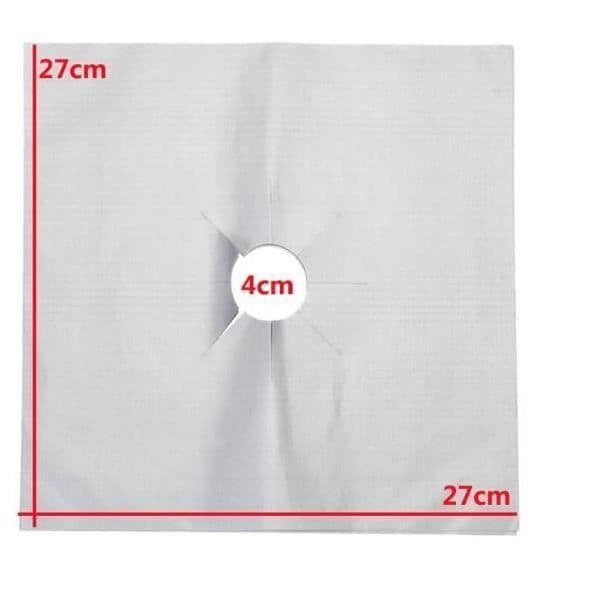 10st Universal Gashäll skärmskydd, Gasspisskydd Återanvändbar häll 27*27cm