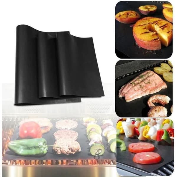 5 st Grillmatta, återanvändbar, klibbfri 40*33cm