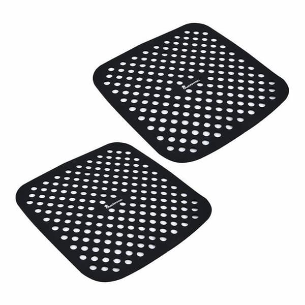 Masterpro bgmp-7701 Svart Silikon Bakmatta 19 x 19 cm (2 enheter)