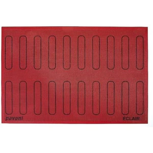 Mikroperforerad silikonmatta för Eclairs - Pavoni - 20 tryck - 60 x 40 cm