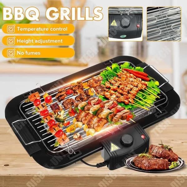 TD® Inomhus elektrisk ugn grillugn hushålls utomhus elektrisk ugn hushåll rökfri grillugn grill