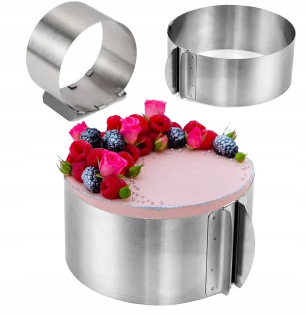 KAKKANT KONFEKT JUSTERBAR RING HÖG 16-30CM KAKFORM