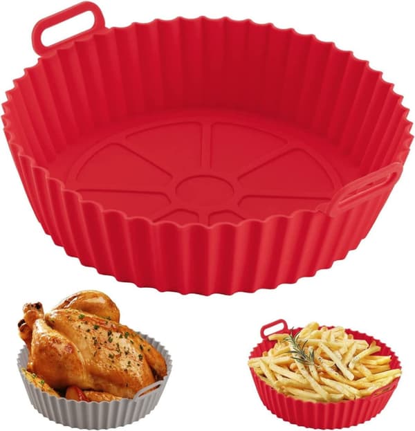 SILIKONBAKFORM för ugnsfritös 17 x 5 cm VÄRMEBESTÅENDE