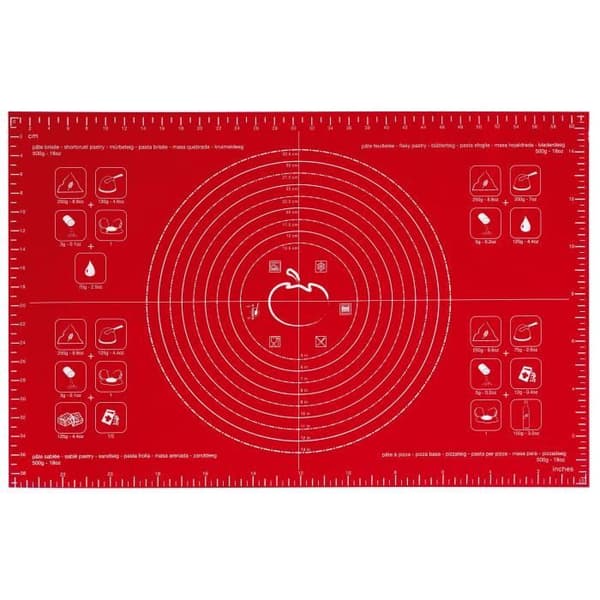 MASTRAD Graderad bakplåt F45210 - 40 x 60 cm - Röd