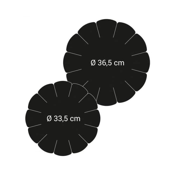 Bakplåt - ugnsmatta - Tescoma bakduk - 630691 - Återanvändbart bakpapper, tyg, svart, unik