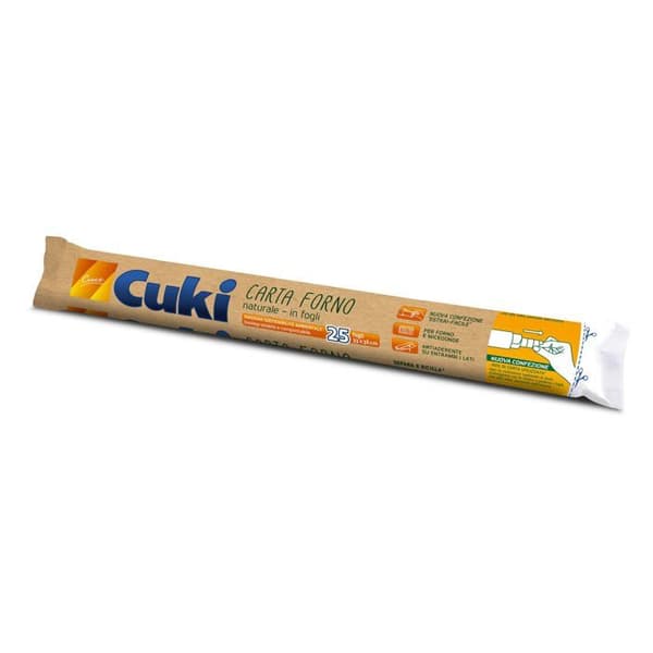 Cuki - 32643 - Papper av naturlig typ i ark - hållbar förpackning i Flowpack med 25 avtagbara ark 33 x 38 cm