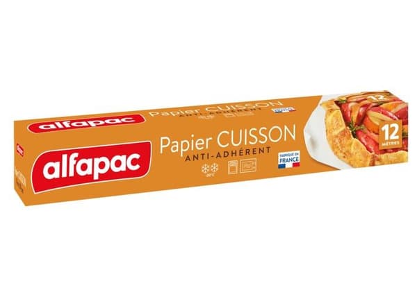 Grillplåt - ugnsplatta - bakduk Alfapac - S12 - Bakpapper 12M - Tillverkat i Frankrike
