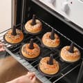 Miniatyrbillede 5 af 5: Bageforme 6 stykke brød donut silikone forme sæt