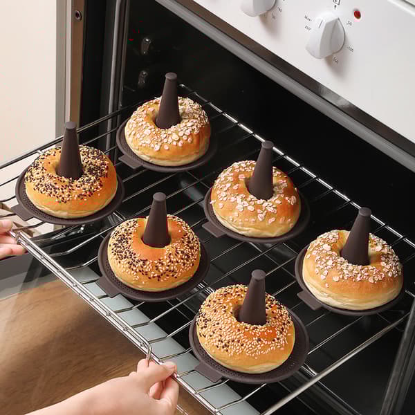 Bageforme 6 stykke brød donut silikone forme sæt