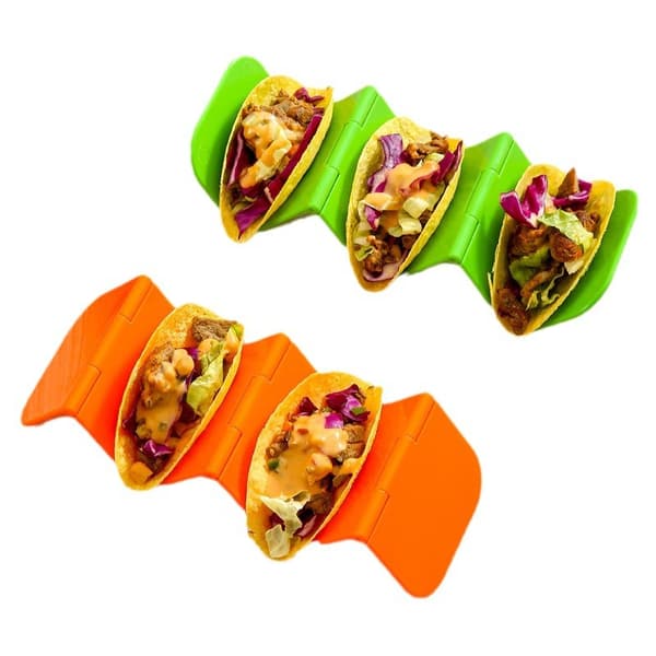 Mexikanskt pannkaksställ Tacohållare Mathållare Taco Vårrulle Pannkaksställ 3st