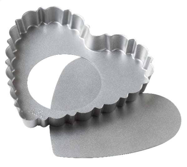 Metallform för mazurka-tårta HJÄRTA 25cm Decora