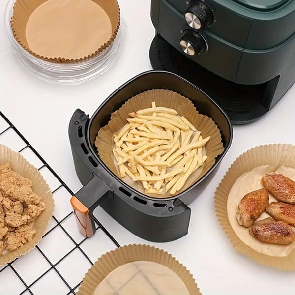 Bagepapirindsats til airfryer AIR FRYER 20 cm/100 stk.