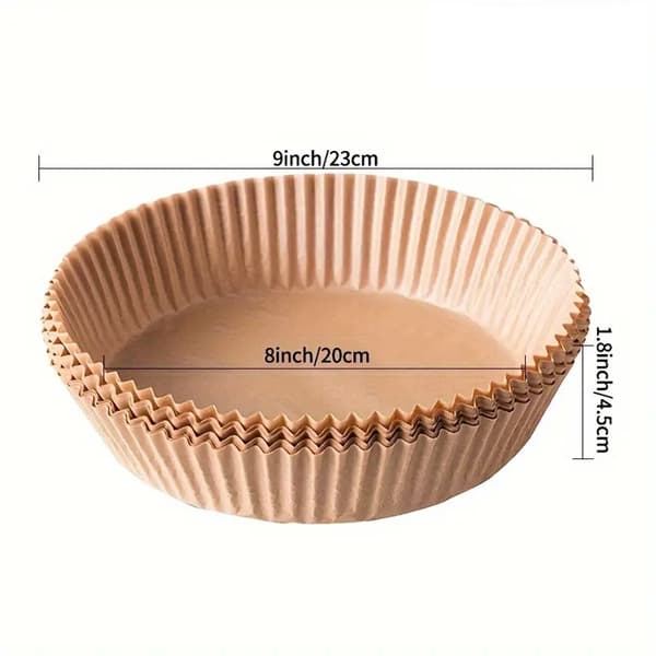 Bagepapirindsats til airfryer AIR FRYER 20 cm/100 stk.