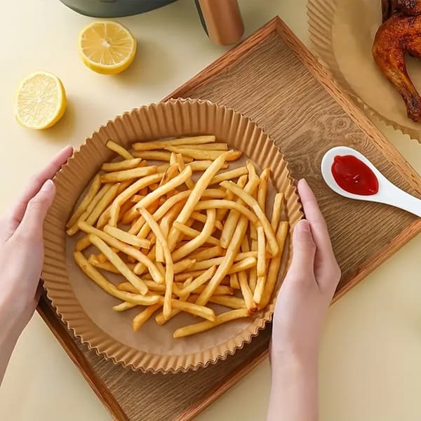 Bagepapirindsats til airfryer AIR FRYER 20 cm/100 stk.