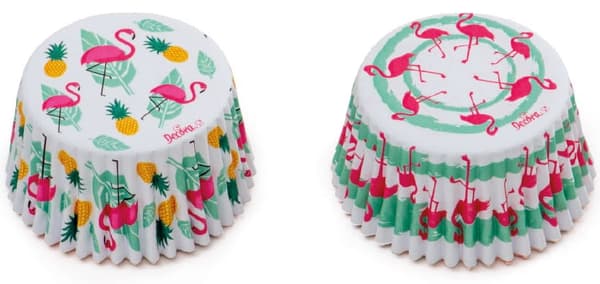 FLAMINGO muffinivuoat 50x32mm 36 kpl