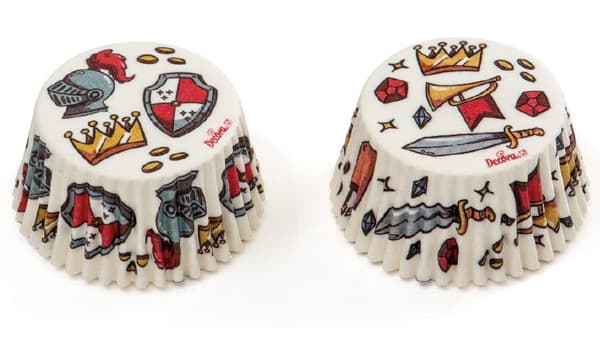 Muffinsformar KNIGHT 50x32mm 36 st