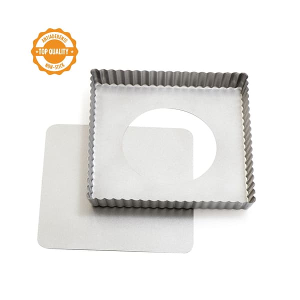 Metallform för paj, mazurka 21x21x3,5 cm NON-STICK