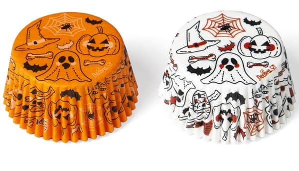 KURPITSA & AAVE muffinivuoat 50x32mm 36 kpl Halloween