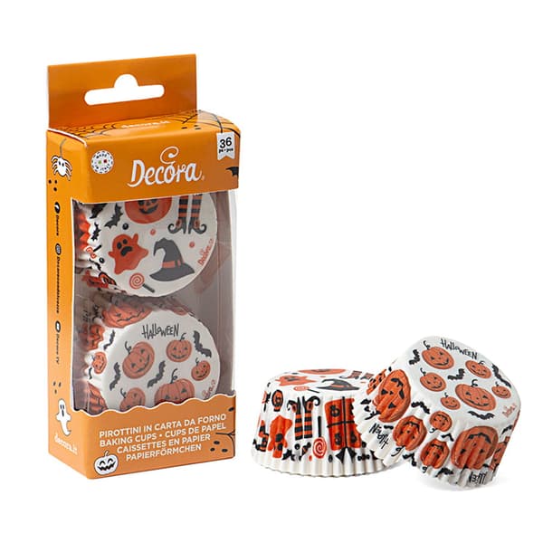 HALLOWEEN muffinivuoat 50x32mm 36 kpl