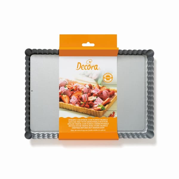 Metallform för paj, mazurka 32x22x3,5 cm NON-STICK
