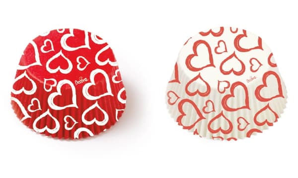 LOVE muffinsformar 50x32mm 36 st