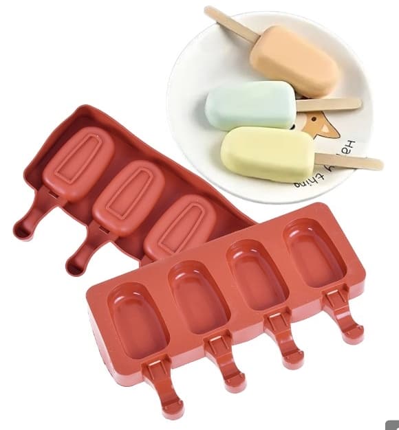 Silikonform för isglassar 4 GN liten