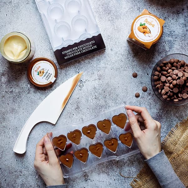 Professionel chokoladeform HEARTS