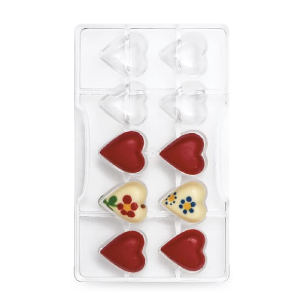 Professionel chokoladeform HEARTS