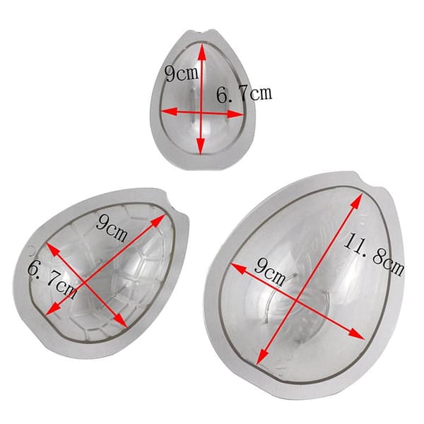 Polykarbonaatista valmistettu suklaamuotti 3D EGG EGG 3 kpl