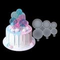Miniatyrbild 3 av 3: Silikonform för Isomalt Lollipops-cirklar