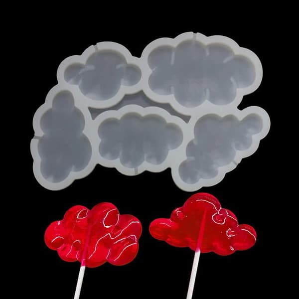 Silikoneform til isomalt Cloud Lollipops