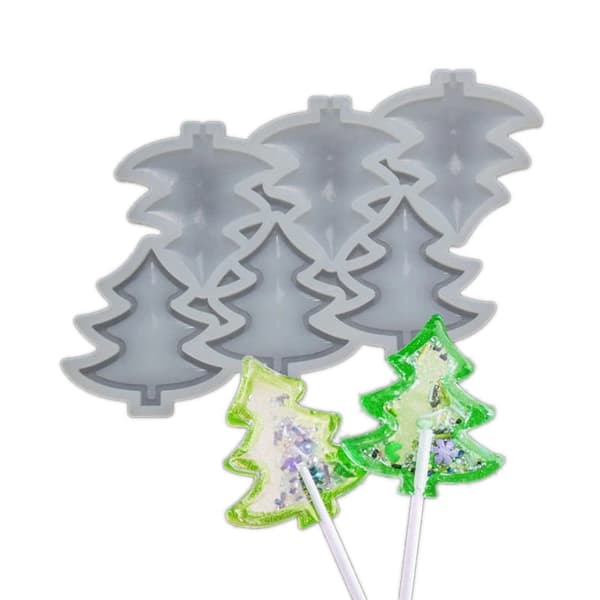 Silikoneform til isomalt juletræer juletræ