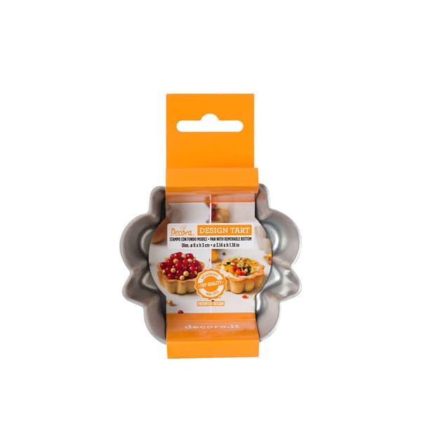 Mini metalform til mazurka tærte 8 cm DECORA