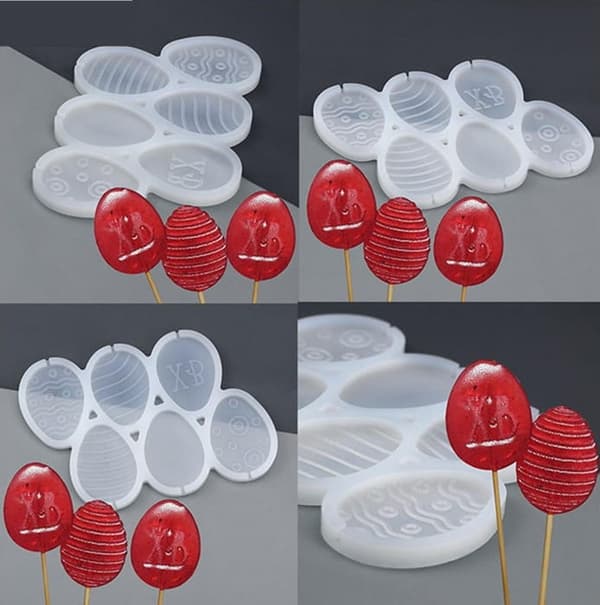 Silikonimuotti isomalt-pääsiäismunalle