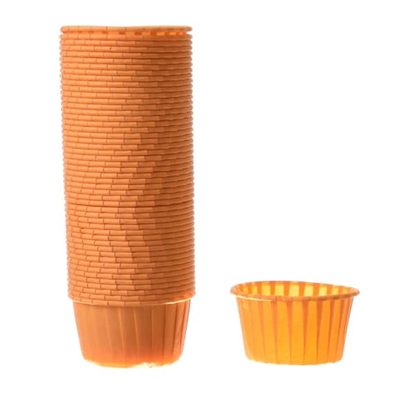 Paperikupit muffinivuoat ORANSSIT 50x39mm/48kpl