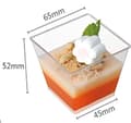 Pikkukuva 2 / 2: Muovimukit, keskikokoiset puolisuunnikkaat, 120 ml/25 kpl kuppeja