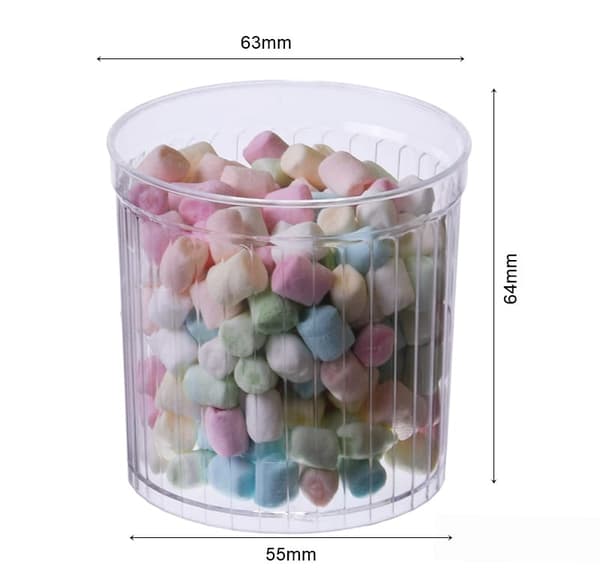 Plastik dessertbægre Lige bæger 130ml/25 stk.