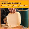 Miniatyrbild 4 av 4: Airfryer bakpapper - PORTENTUM - 16 x 24 cm - Livsmedelsklassat BPA-fritt