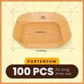 Miniatyrbild 2 av 4: Airfryer bakpapper - PORTENTUM - 16 x 24 cm - Livsmedelsklassat BPA-fritt