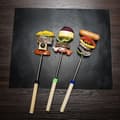 Miniatyrbild 2 av 4: 5X Grillmatta för BBQ Non-stick Teflon Ugnsbeklädnad Återanvändbar Grill