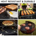 Miniatyrbild 2 av 4: mixigoo Bakplåtar, Set med 5 Grillmattor för Barbecue och Ugn, Non-stick Återanvändbara Bakplåtar 40 x 33 cm B