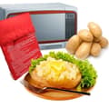 Miniatyrbild 2 av 4: Papper och bakplåtspapper, återanvändbar mikrovågsugnspåse för potatis, matlagning, riskokare.