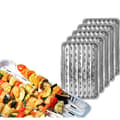 Miniatyrbild 2 av 3: Nipter, grillplatta för barbecue, rektangulär, Aluminiumfat, Grilla kött och grönsaker, i ett set med 25 plattor
