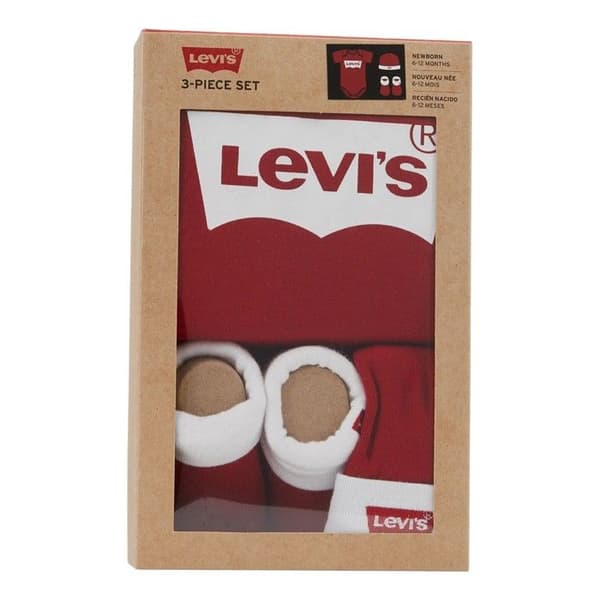Coffret Levis Bottines Bonnet Body - Röd